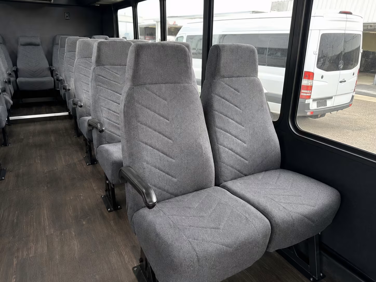 15 passenger minibus interior