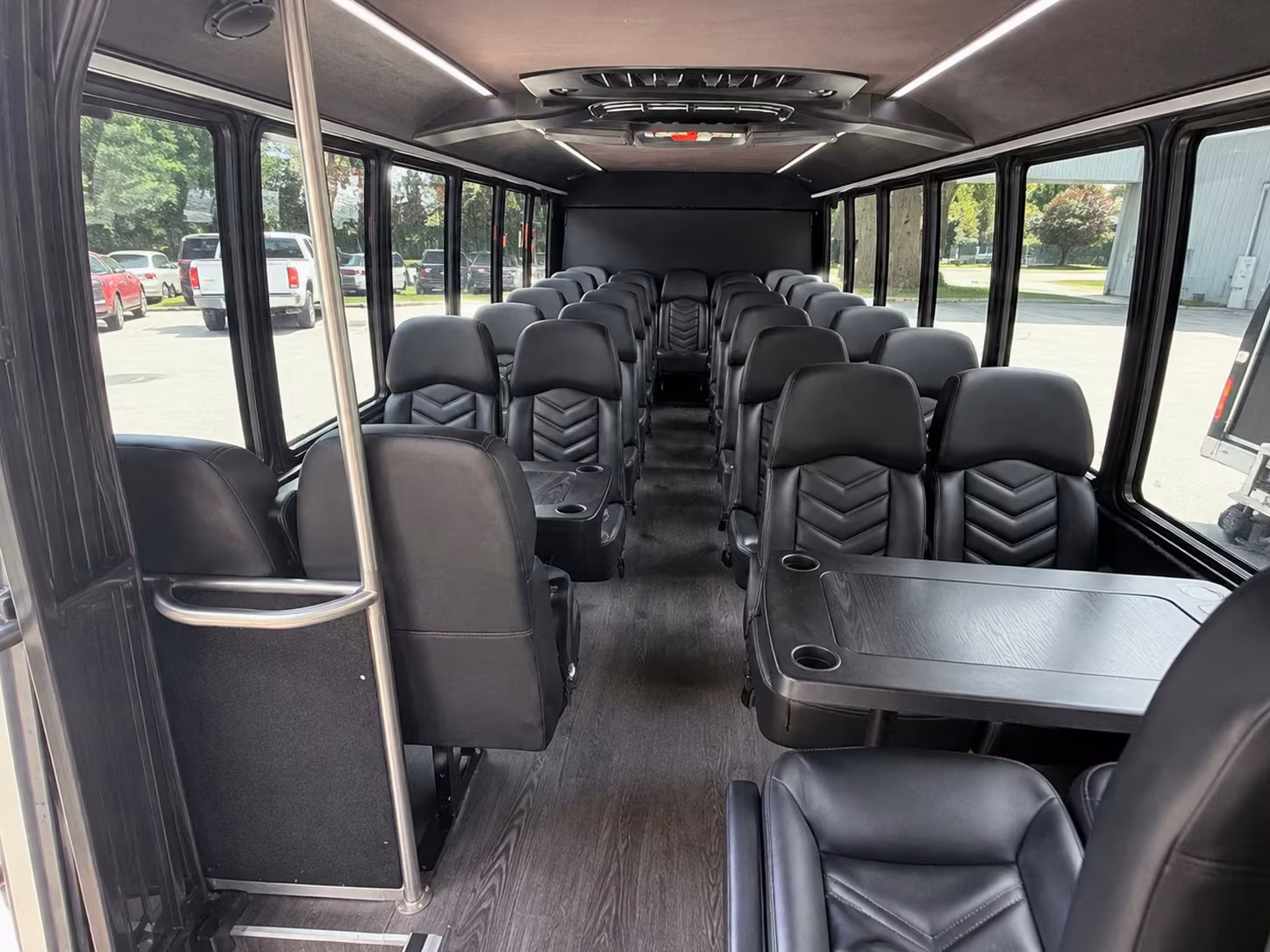 18 passenger minibus interior
