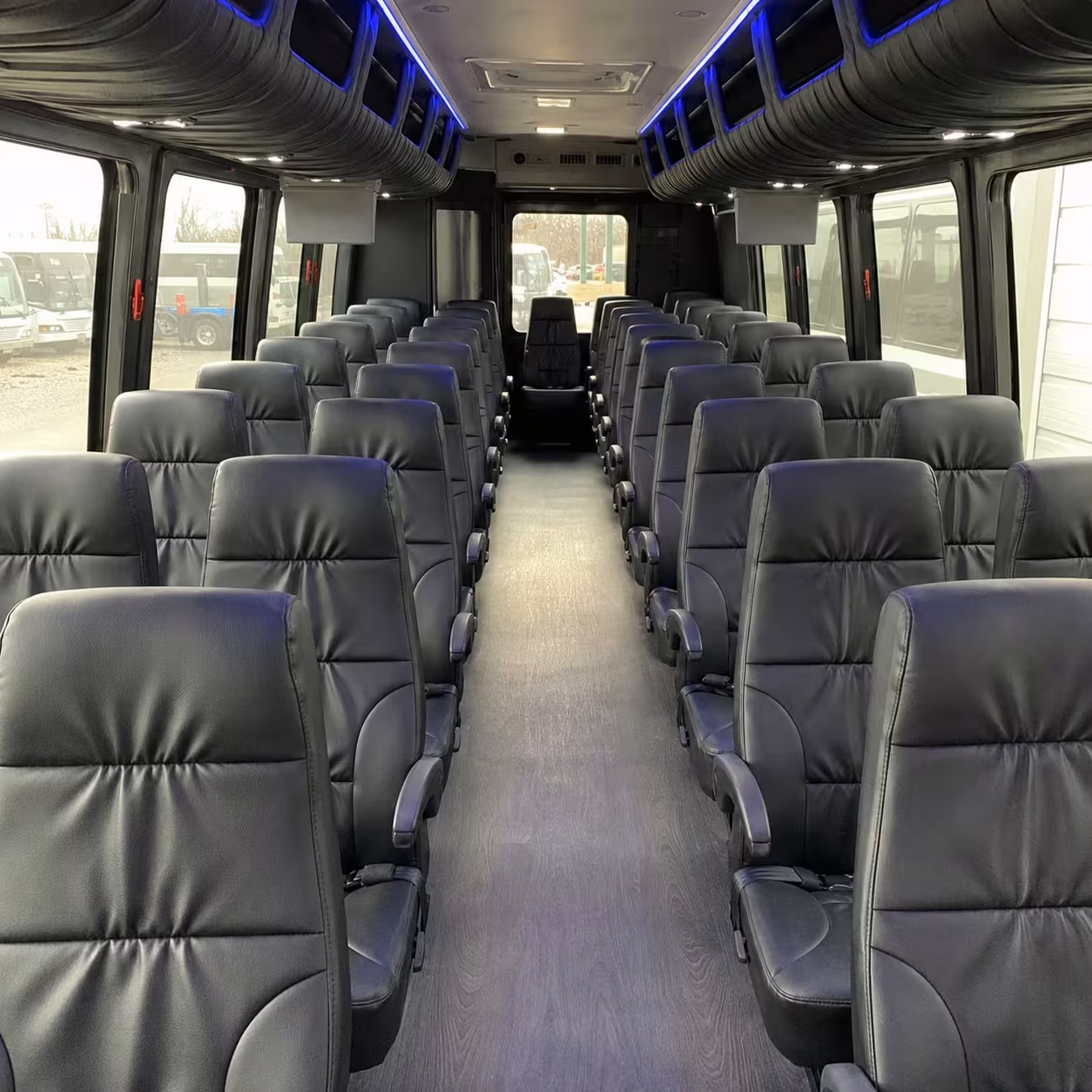35 passenger minibus interior
