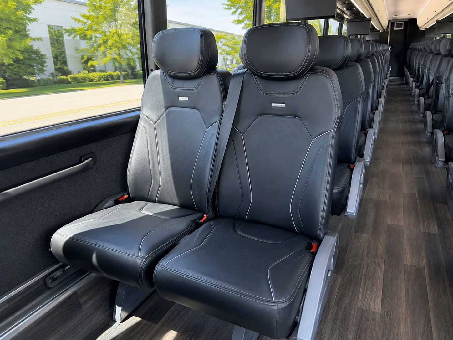 jersey city charter bus rental interior