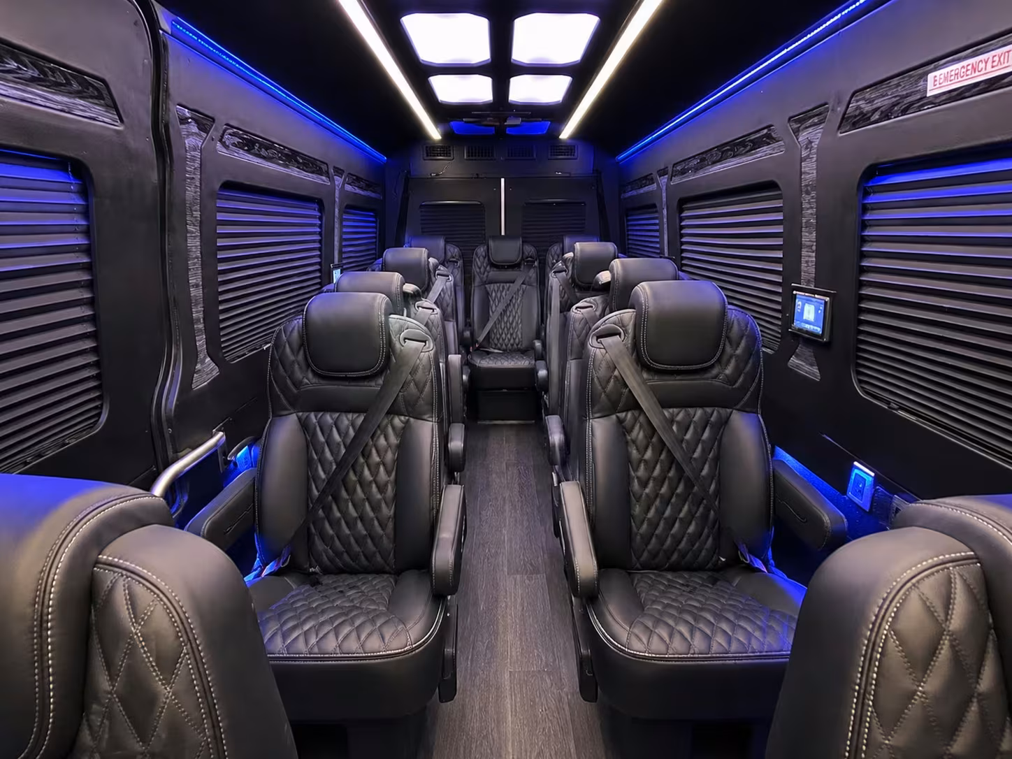 sprinter van with driver interior