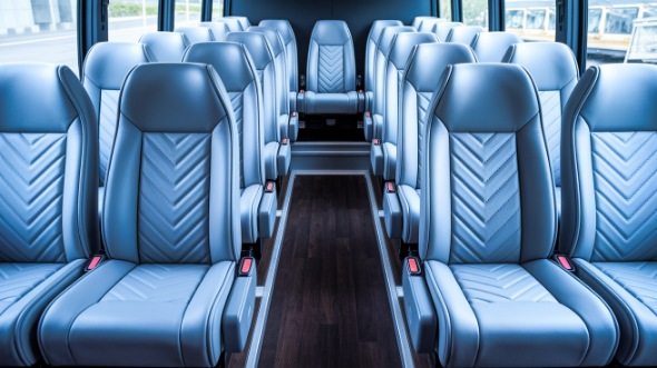 15 passenger minibus interior