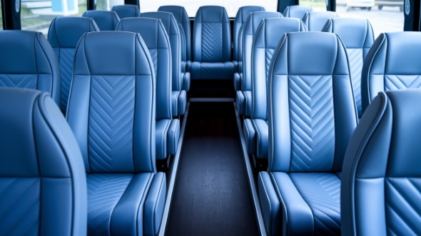 25 passenger minibus interior