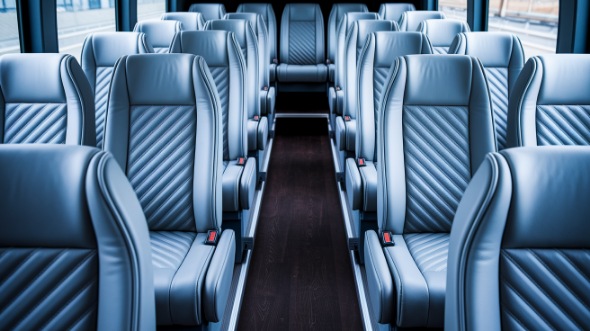 28 passenger minibus interior