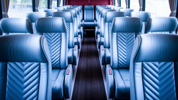 50 passenger charter bus interior