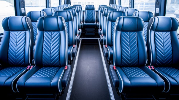 jersey city 15 passenger minibus inside