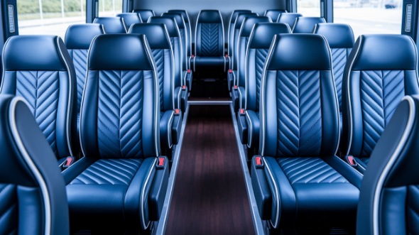 jersey city 20 passenger minibus inside