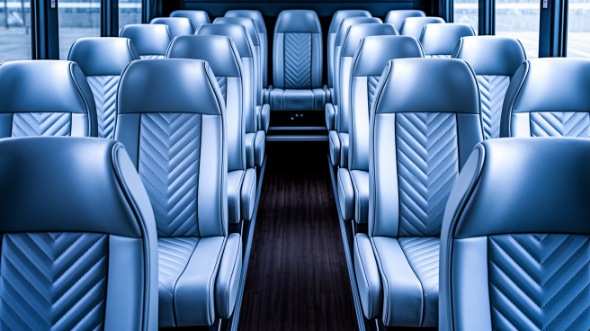 jersey city 28 passenger minibus inside