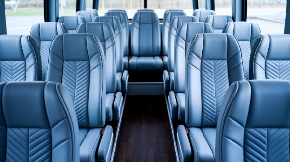 jersey city 30 passenger minibus inside
