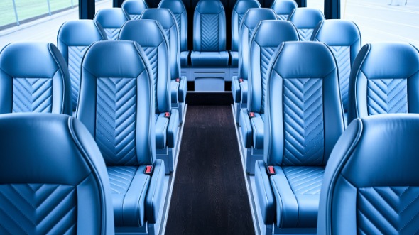 jersey city 35 passenger minibus inside