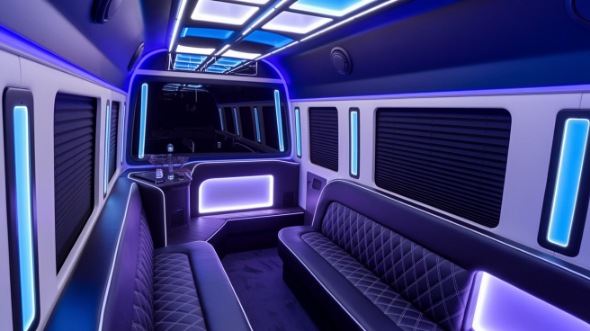 sprinter limo rental interior